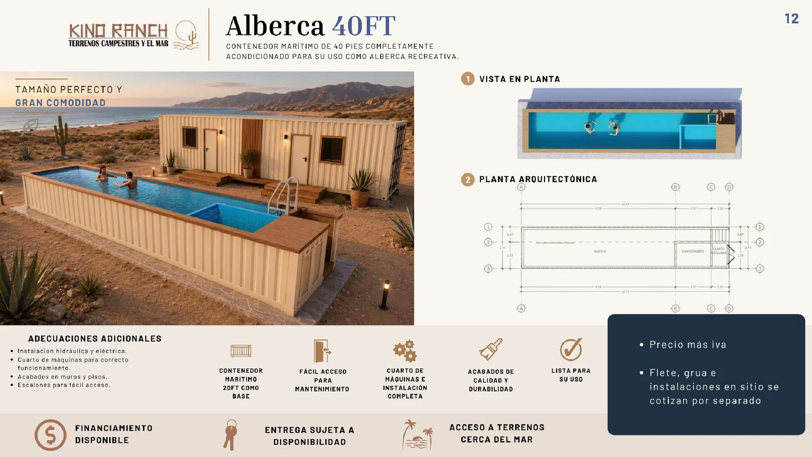 Alberca 40FT - vista 1