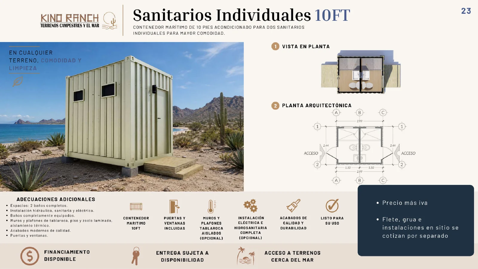 Sanitarios Individuales 10FT - vista 1